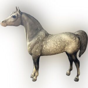 Vintage Breyer Horse Dapple Grey Proud Arabian Stallion # 213